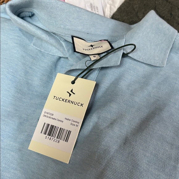 Tuckenuck Chambray Polo dress M NWT - Picture 6 of 6